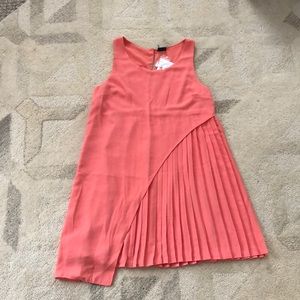 Sparkle and Fade Coral Flowy Dress L